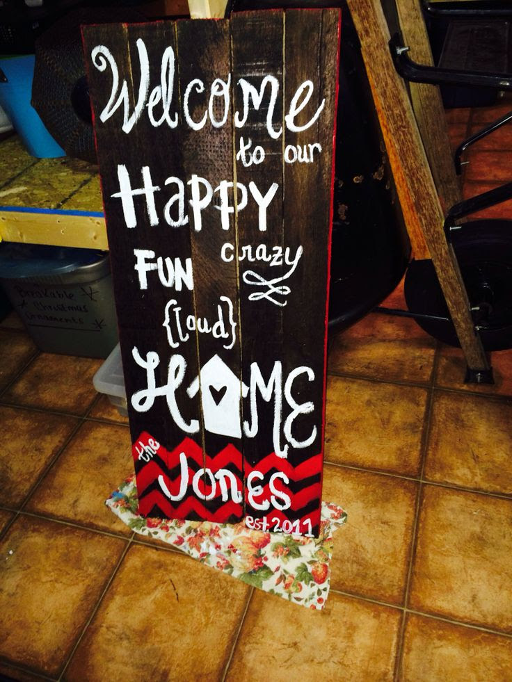 Welcome sign. Wood signs. DIY. chevron. | Signs | Pinterest