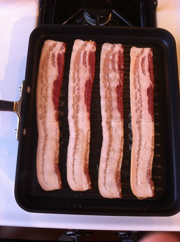 Bacon: To be cooked