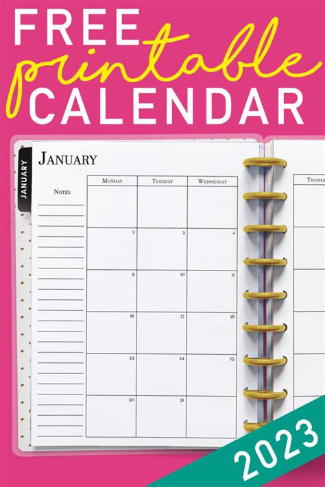  2023 calendar printable free simple print monthly calendars