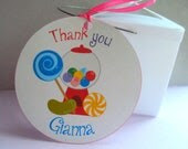 Candy Party Favor Tags,  Favor Tags - TooCuteInvites