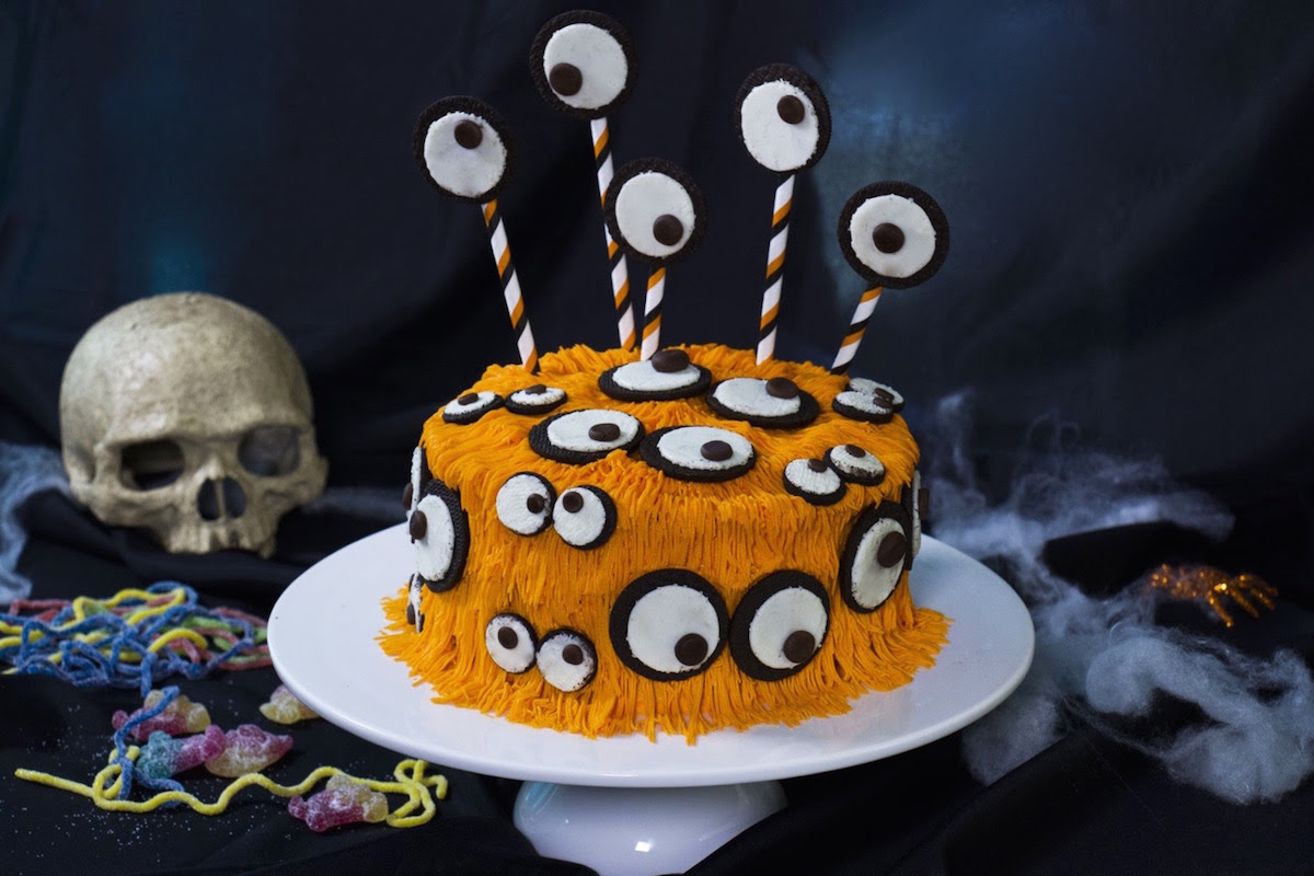 Gateau Monstre D Halloween Anne Sophie Fashion Cooking