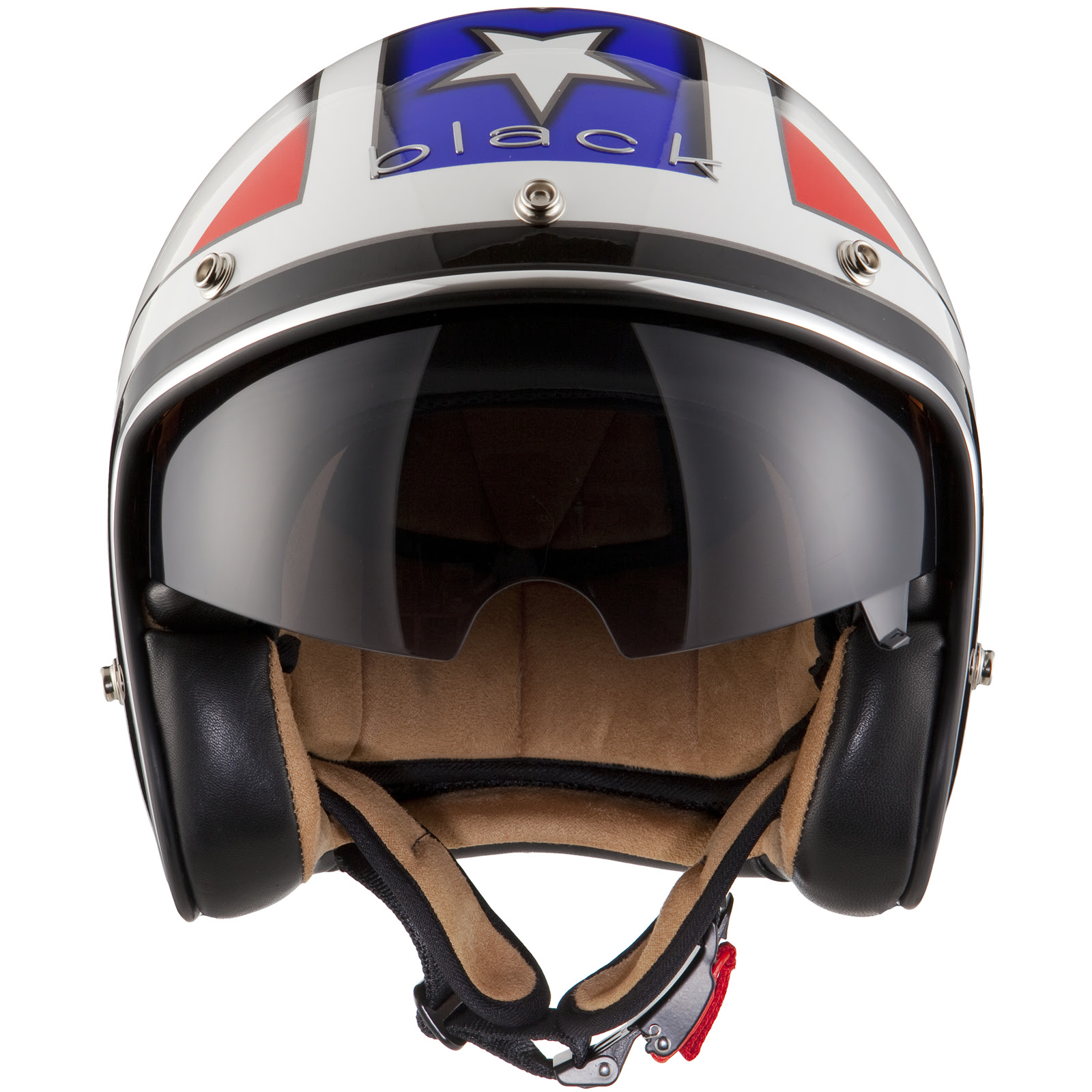 Limited Edition Black Judge USA Stars Stripes Motorcycle Scooter Crash