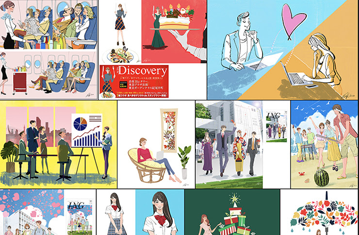イラストの仕事を受注する 個別のwebポートフォリオを作ろう 15分程度で数十作品のwebギャラリーを作成 イラストレーターakihisasawadaイラスト デザイン室