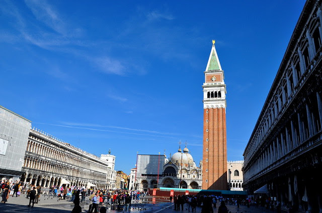 Hoje Conhecemos Do Campanile Di San Marco Veneza Italia