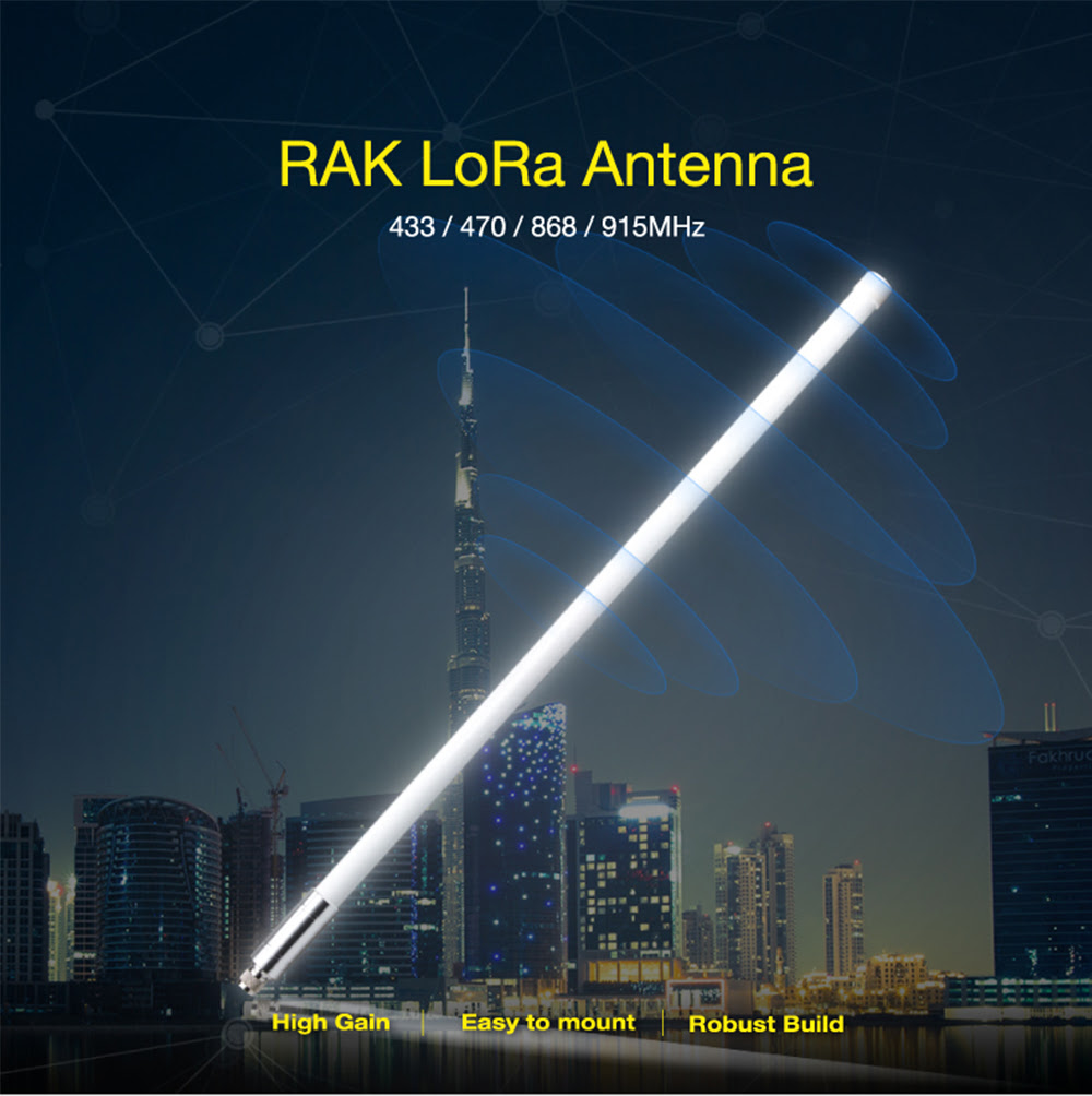 الألياف الزجاجية هوائي الذروة مكاسب 5 8dbi مجموعة نقل كذلك لورا بوابة هوائي مع 433 470 868 915 Mhz