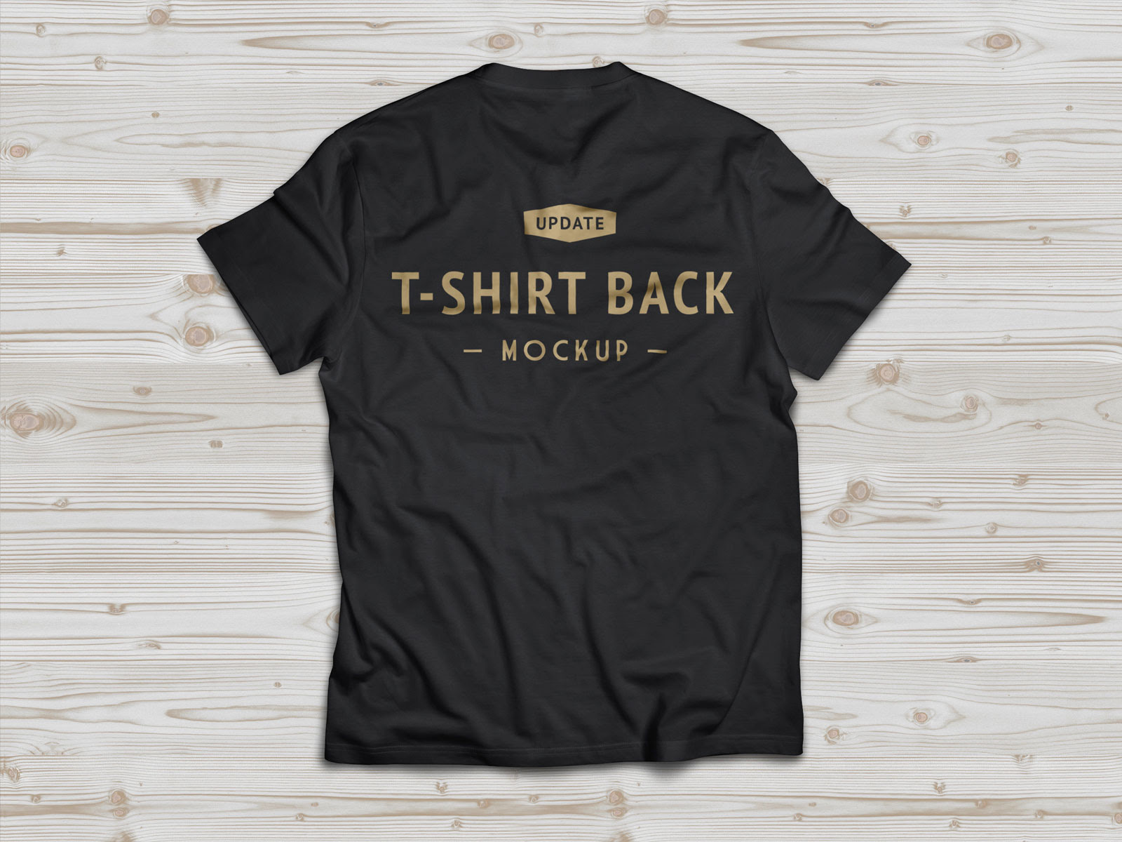 Download Free Half Sleeves Black & White T-shirt Mockup PSD Files (Front & Back) - Good Mockups