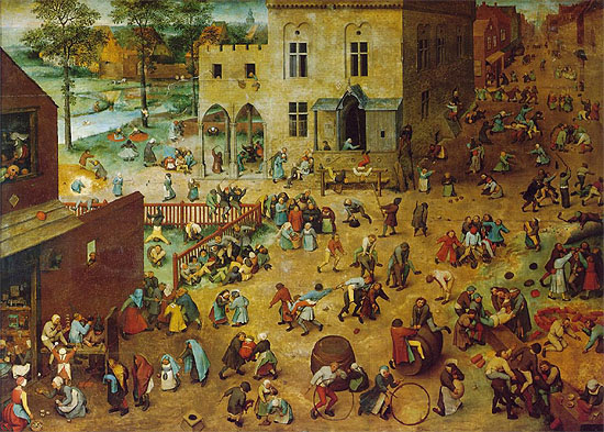 id. Pieter Bruegel, Gyermekjátékok (1560)