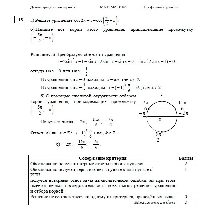 Ege 2021 Po Matematike Zadanie 13