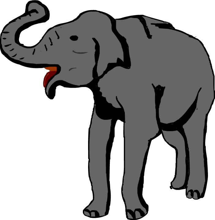 象 ゾウ イラスト 無料