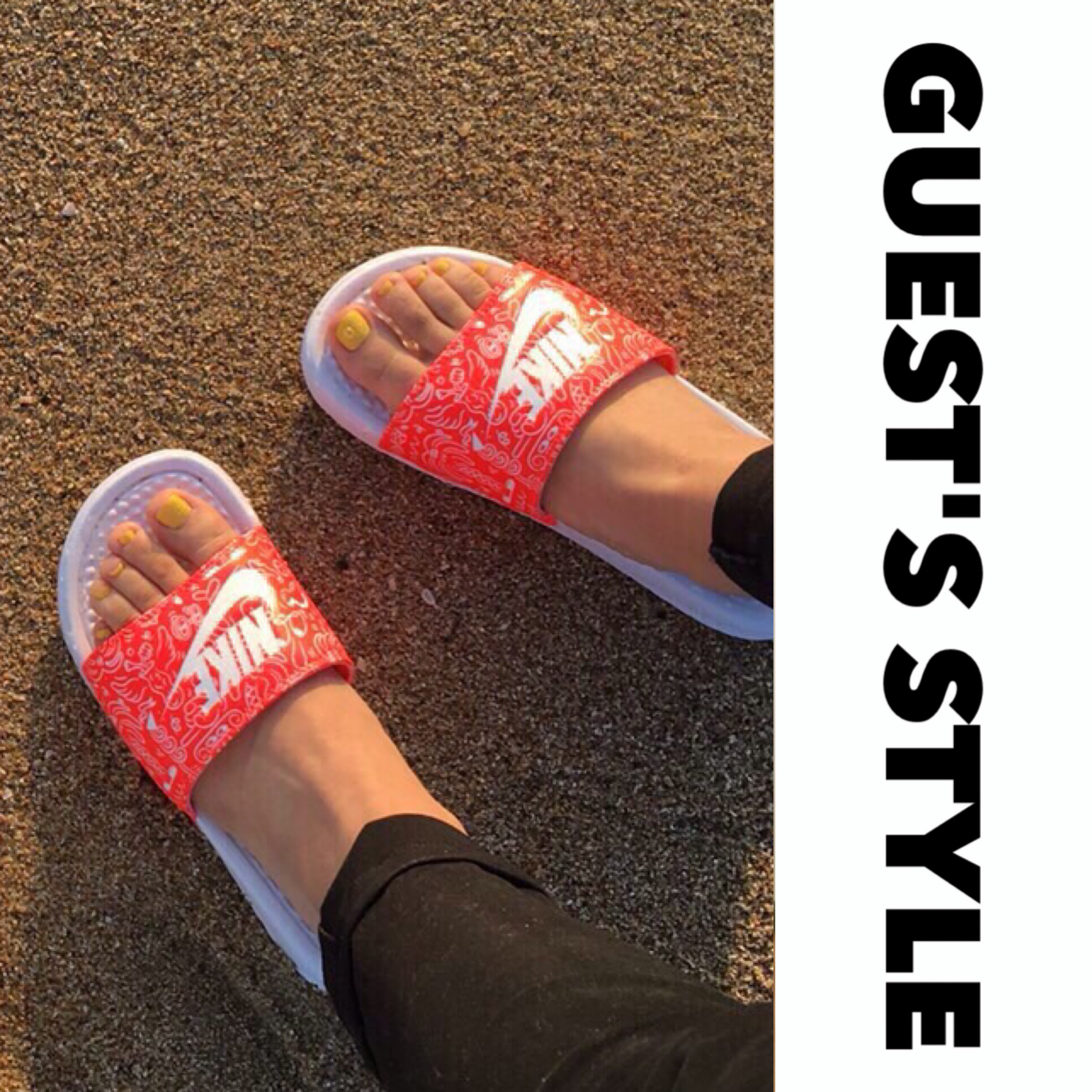Nike Benassi ベナッシ ペアでおそろサンダルコーデ 靴のまつや