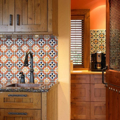 Different Spanish Wall Tile Patterns Add Interest
