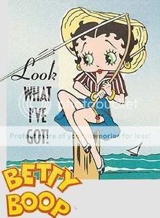 Betty Boop Fishing Pictures, Images and Photos