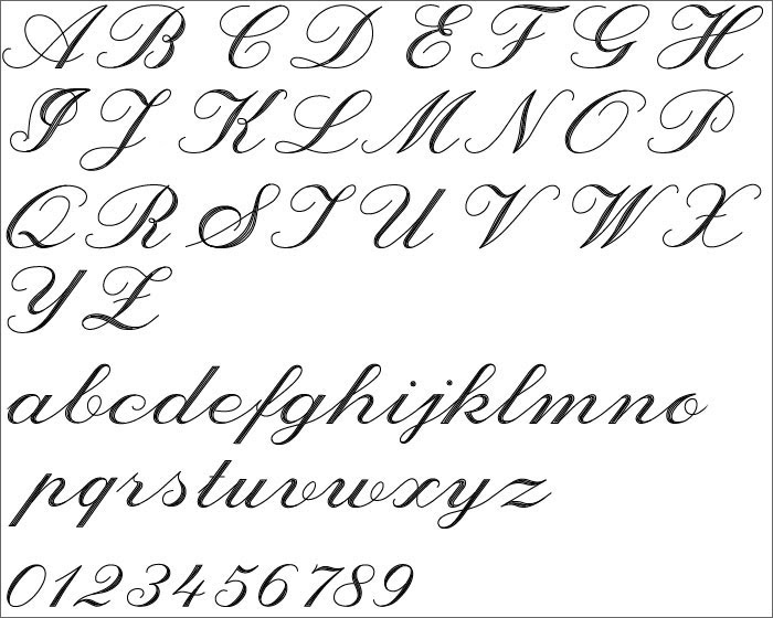 英語 筆記体 おしゃれ 画像