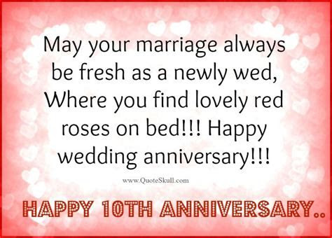 10th Anniversary Wishes   Happy Anniversary Quotes Images  