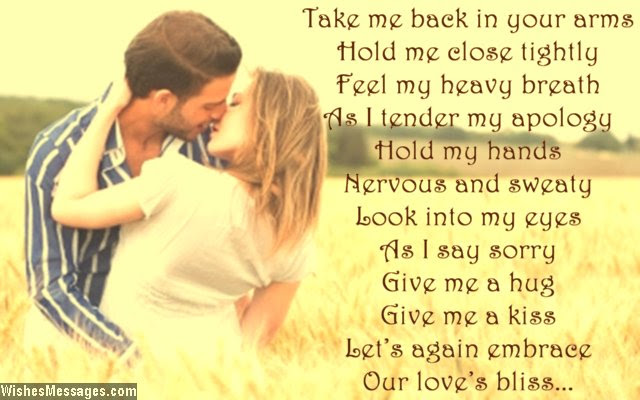 Romantic Apology Message...