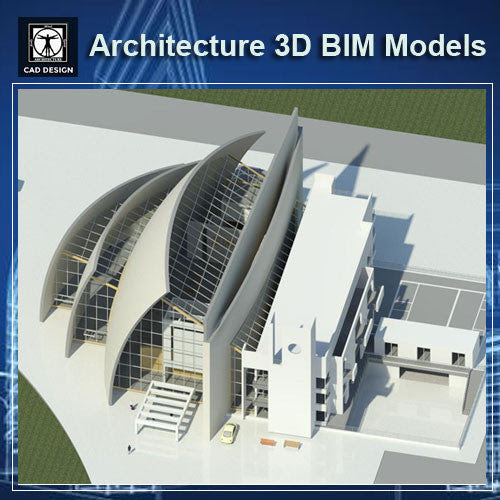 Church Design Bim 3d Models - revit 3d models free download