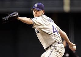 Against Jake Peavy, of