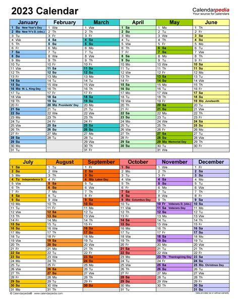  2023 calendar free printable microsoft word templates