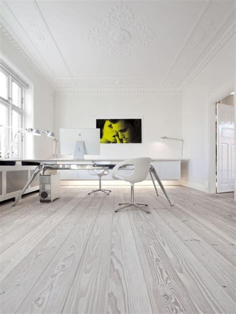 Adding a wood floor to your home can increase its value and elevate your style. 37 Stylish, Super Minimalist Home Office Designs - DigsDigs