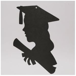 Girl Graduate Silhouette