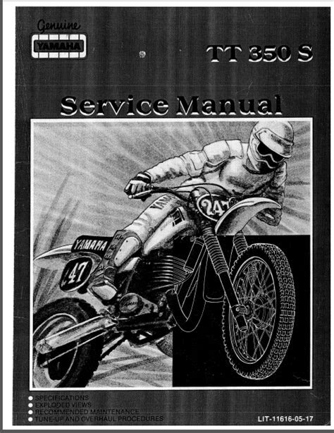 PDF Yamaha 350tt 1985 2000 Workshop Manual