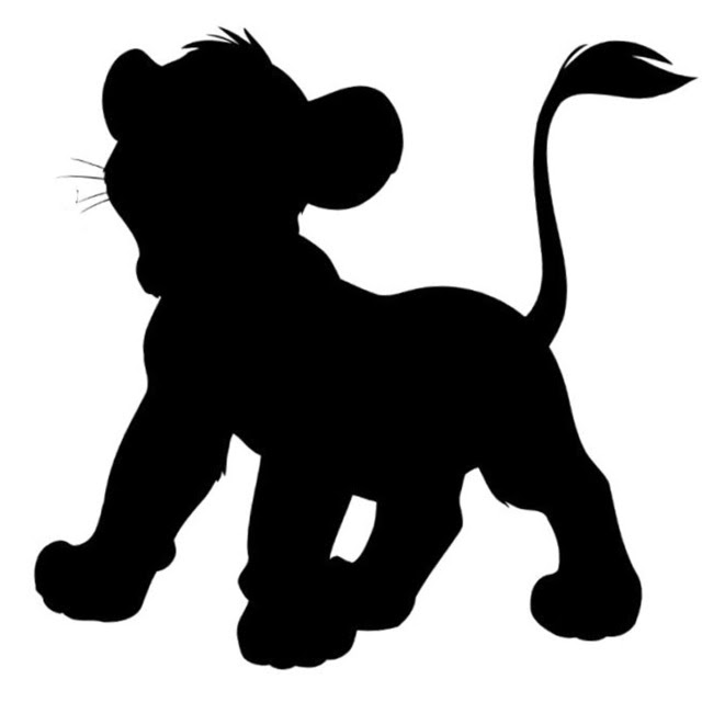 Download Simba Silhouette At Getdrawings Free Download