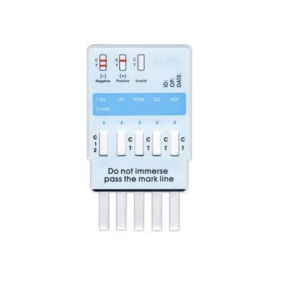 Devon Medical 12 Panel Urine Dip Instant Drug Test - AMP, COC, BZO, OPI, THC, PCP, BAR, MAMP, OXY, MTD, PPX and MDMA/Ecstacy (1 Test)