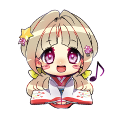 着物姿のかわいい女の子 きものがーる Lineスタンプ 旅ねこ