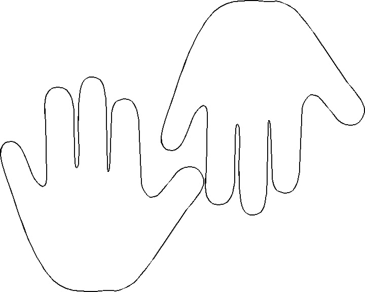 Tiny Right Hand Coloring Pages