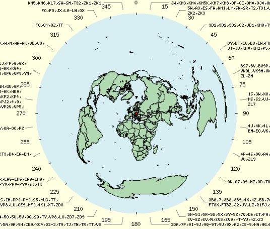 Amateur Radio Map