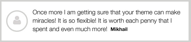 Minuscula - WordPress Theme - Testimonials