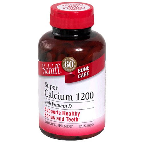 Christmas Schiff Super Calcium 1200mg with Vitamin D, 120 Softgels Deals