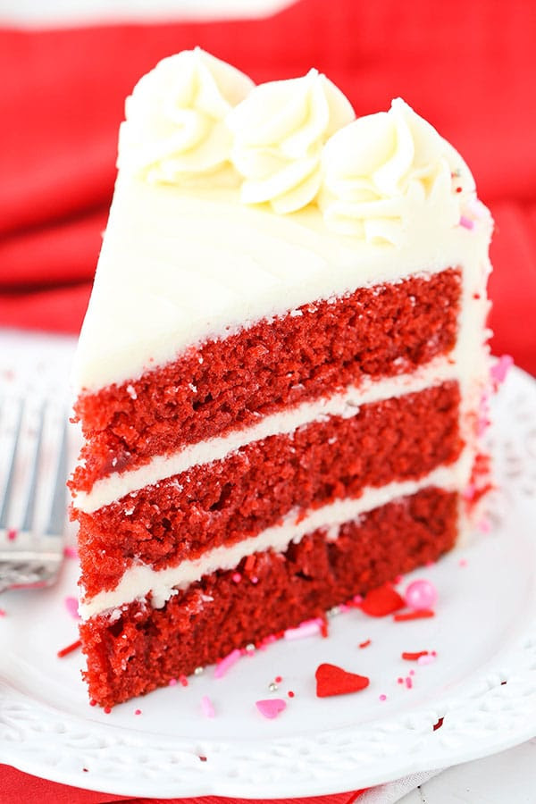 Red Velvet Layer Cake - Life Love and Sugar