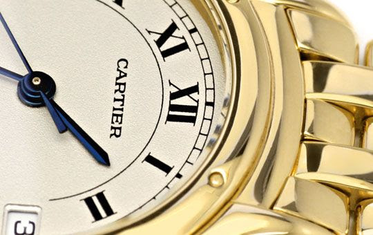 Originalfoto PANTHERE COUGAR DE CARTIER DAMEN GELBGOLD