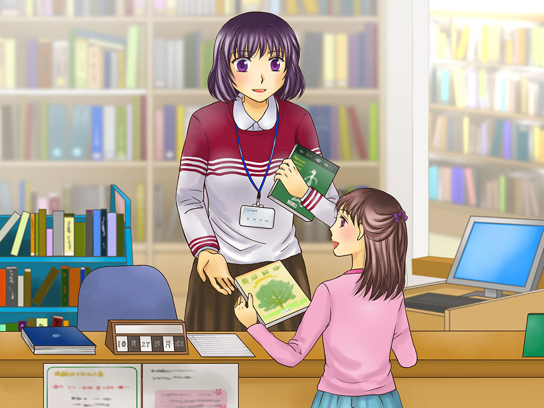 図書館司書 さくら Sakura 女の子に人気の職業紹介