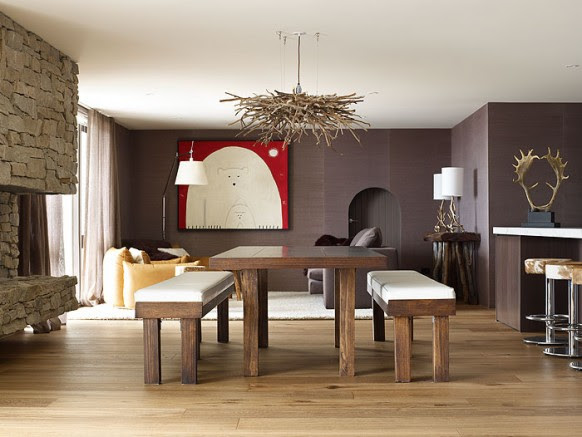Beautiful Oak Floor and Wall Paneling