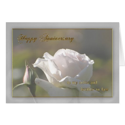 Sister and Brother in law Wedding Anniversary Card Zazzle Sister and Brother in law Wedding Anniversary Card Zazzle