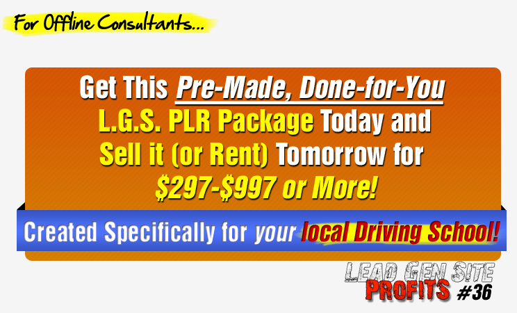 Lead Gen Site For Driving Schools