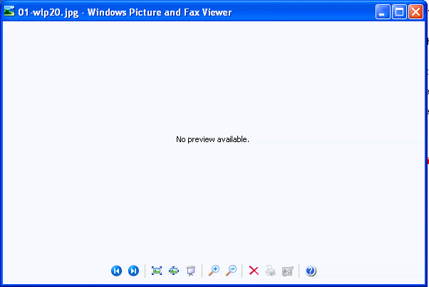 File gambar yang sudah dienkripsi oleh Cryptolocker tidak bisa lagi menampilkan isinya (Vaksincom)