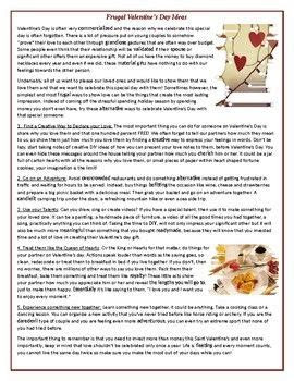  this reading comprehension worksheet is suitable for upper intermediate