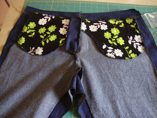 J. Stern Designs jeans in progress day 2