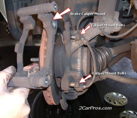 How knowledgeable are you when it comes to brake rot. Front brake caliper mounting bracket out of alignment with