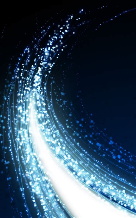 blue neon ray splash android wallpaper