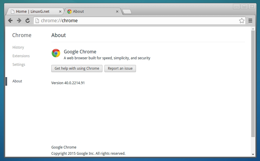 Image Gallery official google chrome