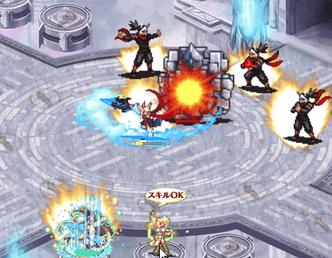 千年戦争アイギス攻略ブログ アイギス あてちゃんの第2覚醒で鬼刃衆と一緒に並べると楽しすぎる イツキとリンドウもかなり強くなってるし良い第2覚醒だったな