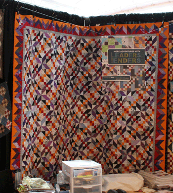 Leaders and Enders at the Kansas City Star Quilts exhibit - Quilt Market Spring 2014