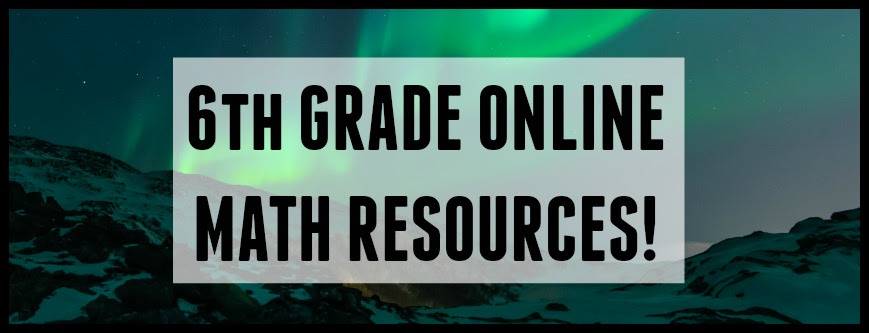 6th grade math worksheets, games, problems, and more!