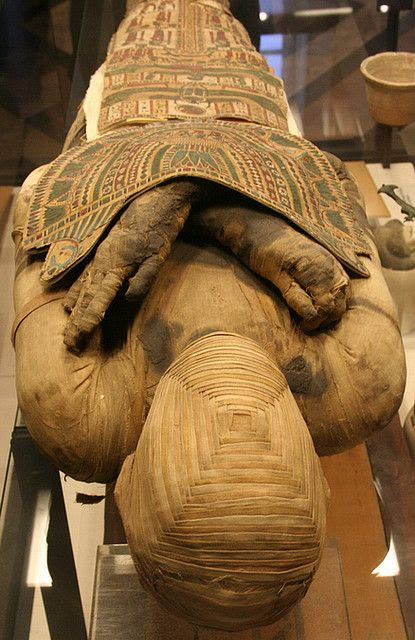 Egyptian mummy from the Louvres museum.