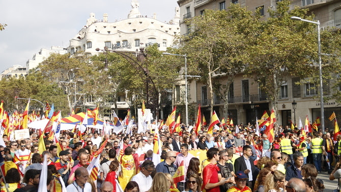 Manifestació del 12-O a Barcelona (ACN)
