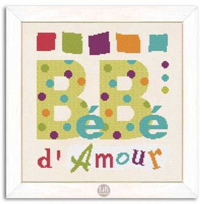 Bebe D Amour Fiche Point De Croix B006 Lilipoints